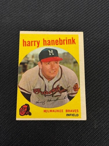 1959 TOPPS HARRY HANEBRINK #322 EXMT (OC) V15528