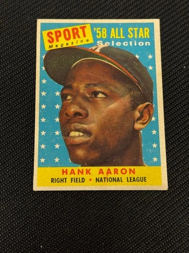 1958 TOPPS HANK AARON #488 EXMT V15517