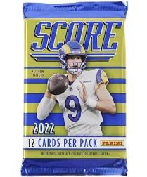 2022 SCORE FOOTBALL 12 CARD PACK