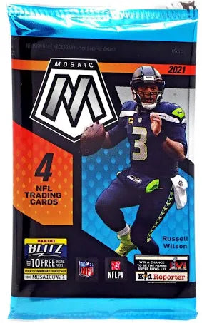 2021 MOSAIC FOOTBALL 4 CARD PACK