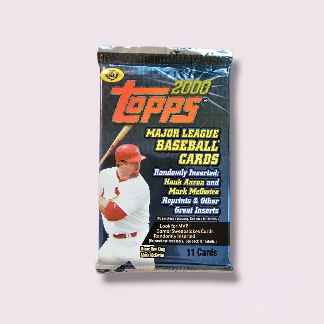 2000 TOPPS BASEBALL SERIES 1 11 CARD PACK