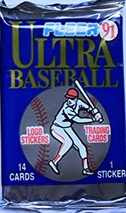 1991 ULTRA BASEBALL SEALED HOBBY PACK