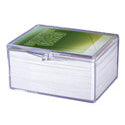 100 COUNT CLEAR HINGED BOX