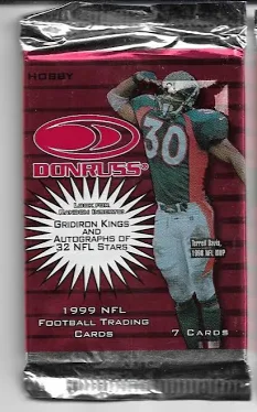 1999 DONRUSS FOOTBALL 7 CARD PACK