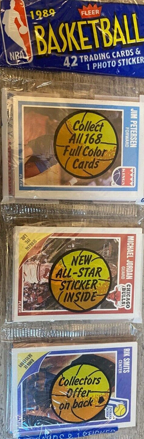 1989/90 FLEER BASKETBALL SEALED RACK PACK