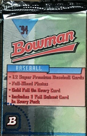 1994 BOWMAN BASEBALL HOBBY PACK