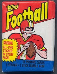 1983 TOPPS FOOTBALL UNOPENED WAX PACK