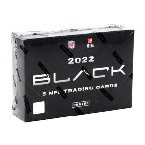2022 PANINI BLACK FOOTBALL SEALED HOBBY BOX.